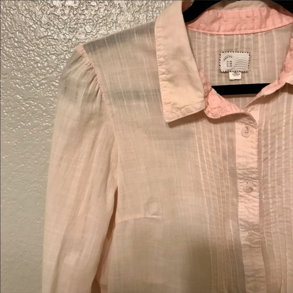 Anthropologie Swingy Chambray Tunic - Picture 3 of 5